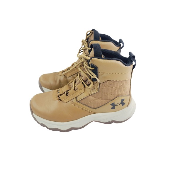 Under Armour Other - Under Armour Hiking Boots, Youth Size 5 Youth, Tan